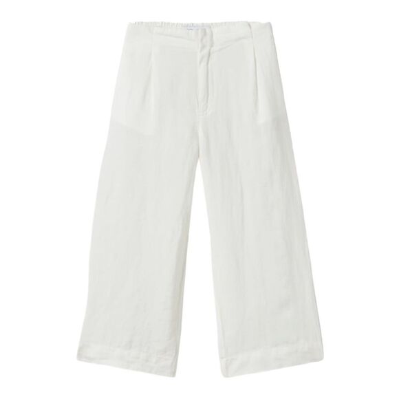 ZARA Kids | Oyster White | PLEATED LINEN PANTS - Picture 2 of 5